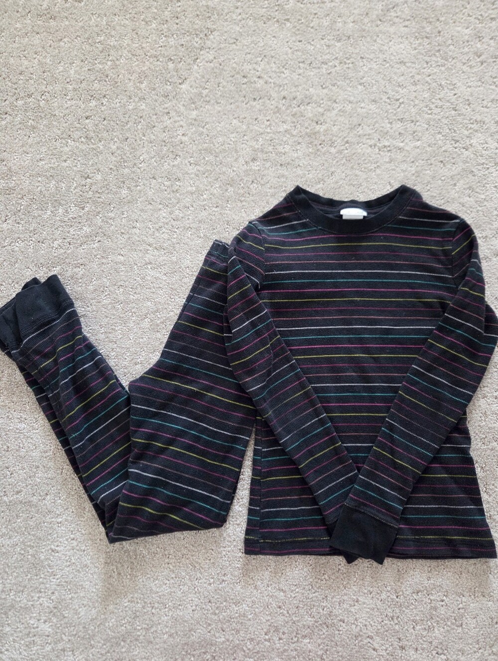 Cherokee Cotton Long Sleeve Pajama Set 7/8